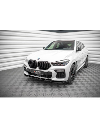 SPLITTER ANTERIORE V.1 BMW X6 M-Pack G06 (Cod. M-BM-X6-06-MPACK-FD1G)