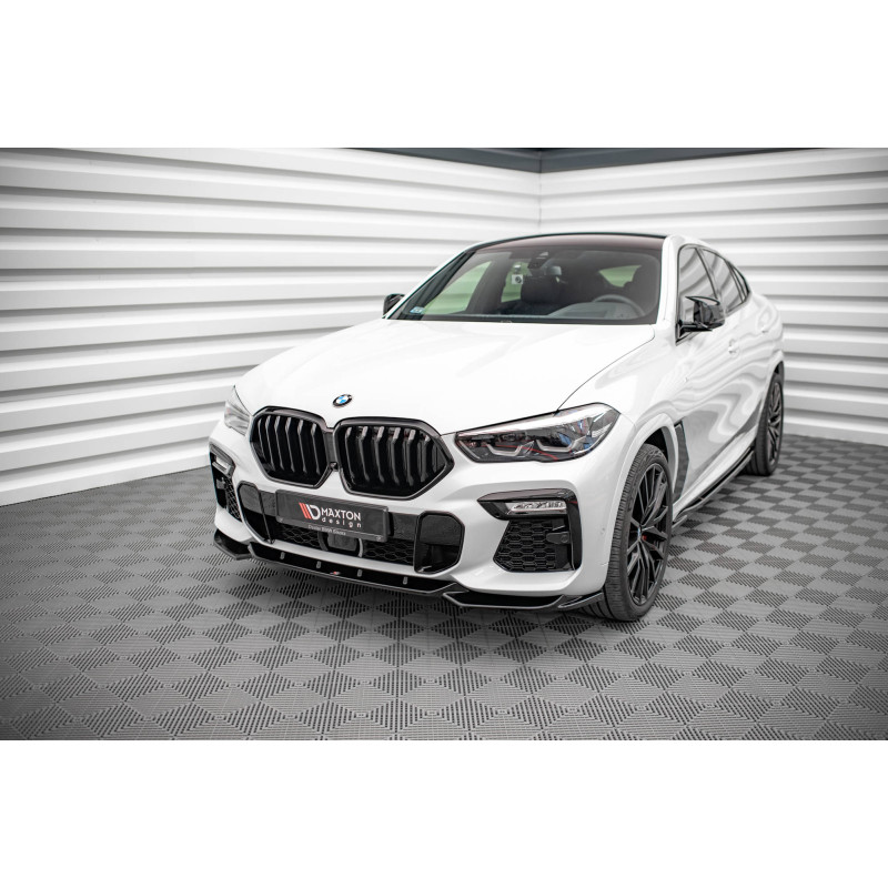 SPLITTER ANTERIORE V.1 BMW X6 M-Pack G06 (Cod. M-BM-X6-06-MPACK-FD1G)