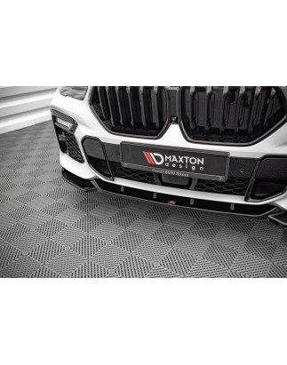 SPLITTER ANTERIORE V.1 BMW X6 M-Pack G06 (Cod. M-BM-X6-06-MPACK-FD1G)