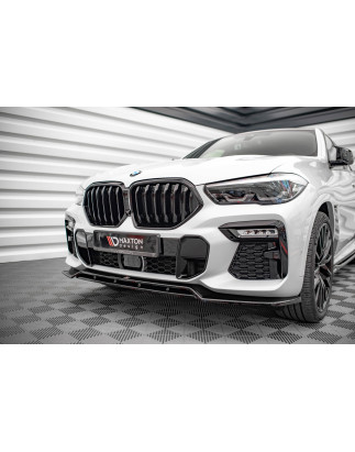 SPLITTER ANTERIORE V.2 BMW X6 M-Pack G06 (Cod. M-BM-X6-06-MPACK-FD2G+FD2RG)