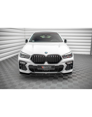 SPLITTER ANTERIORE V.2 BMW X6 M-Pack G06 (Cod. M-BM-X6-06-MPACK-FD2G+FD2RG)