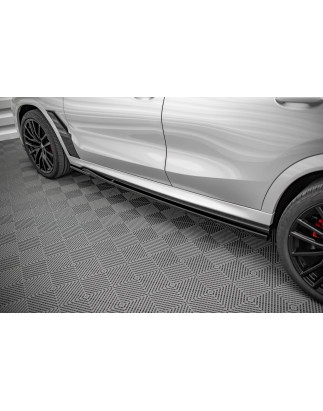 Diffusori minigonne V.1 BMW X6 M F96 / X6 M-Pack G06 (Cod. M-BM-X6-06-MPACK-SD1G)
