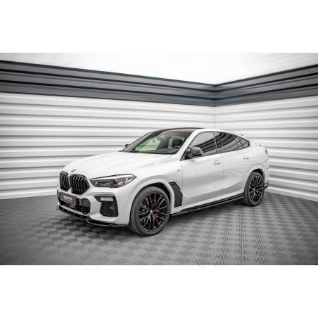 Diffusori minigonne V.1 BMW X6 M F96 / X6 M-Pack G06 (Cod. M-BM-X6-06-MPACK-SD1G)