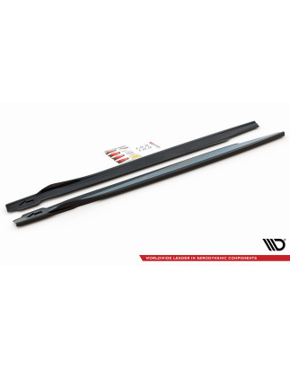 Diffusori minigonne V.1 BMW X6 M F96 / X6 M-Pack G06 (Cod. M-BM-X6-06-MPACK-SD1G)