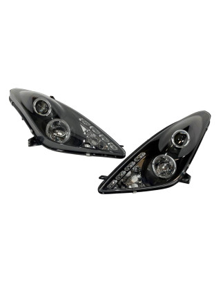 Fari Anteriori Angel Eyes Toyota Celica '01 Black (Cod. E-FAT0012)