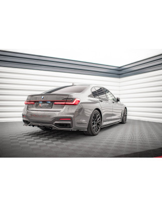 Splitter posteriore (con barre verticali) V.1 BMW 7 M-Pack G11 / G12 Facelift (Cod. M-BM-7-11F-MPACK