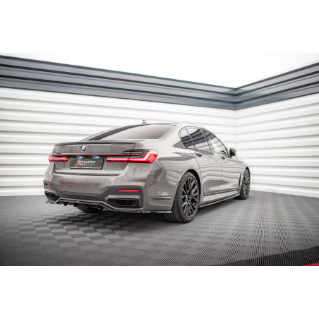 Splitter posteriore (con barre verticali) V.1 BMW 7 M-Pack G11 / G12 Facelift (Cod. M-BM-7-11F-MPACK