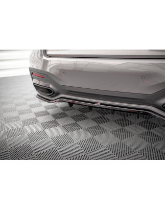 Splitter posteriore (con barre verticali) V.1 BMW 7 M-Pack G11 / G12 Facelift (Cod. M-BM-7-11F-MPACK
