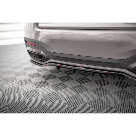Splitter posteriore (con barre verticali) V.1 BMW 7 M-Pack G11 / G12 Facelift (Cod. M-BM-7-11F-MPACK