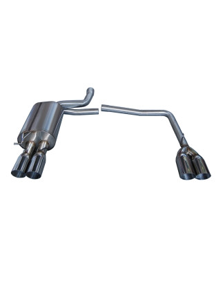Scarico BMW E60 M5 Round Slant Tip (Cod. E-SIL0043)