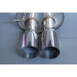 Scarico BMW E60 M5 Round Slant Tip (Cod. E-SIL0043)
