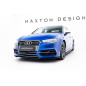 SPLITTER ANTERIORE V.2 Audi S3 / A3 S-Line 8V berlina / Cabrio (Cod. M-AU-S3-3-S-FD1G)