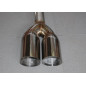 Scarico BMW E60 M5 Round Slant Tip (Cod. E-SIL0043)