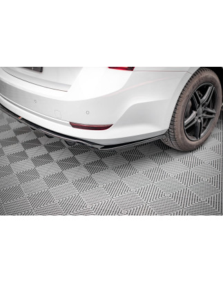 Splitter posteriore (con barre verticali) Skoda Octavia Mk4 (Cod. M-SK-OC-4-RD2G+RD3G)