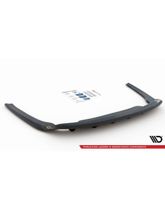Splitter posteriore (con barre verticali) Skoda Octavia Mk4 (Cod. M-SK-OC-4-RD2G+RD3G)