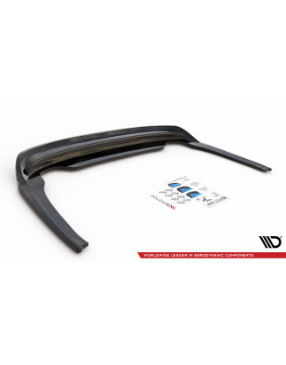 Splitter posteriore (con barre verticali) Skoda Octavia Mk4 (Cod. M-SK-OC-4-RD2G+RD3G)