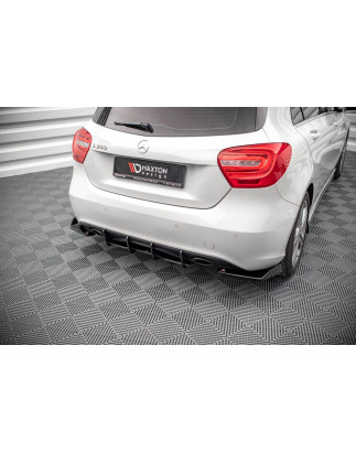 DIFFUSORE POSTERIORE street pro Mercedes-Benz A W176 (Cod. M-MEA176CNC-RS1B)