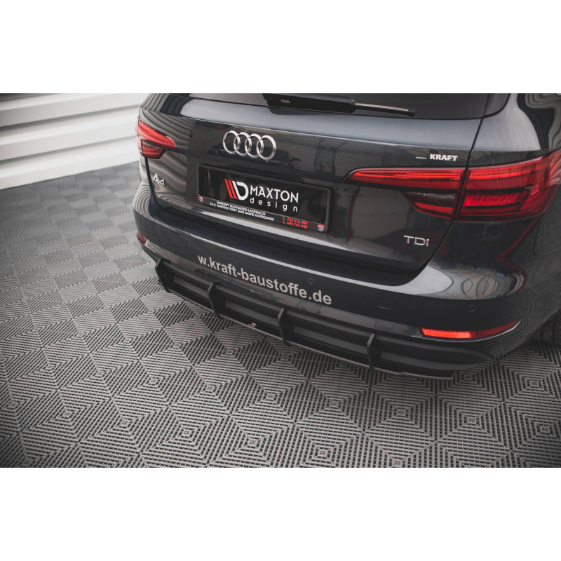DIFFUSORE POSTERIORE street pro Audi A4 B9 (Cod. M-AUA4B9AVCNC-RS1B)