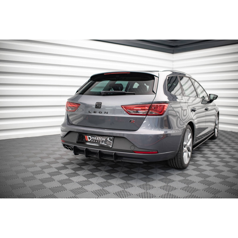 DIFFUSORE POSTERIORE street pro Seat Leon FR Sportstourer Mk3 (Cod. M-SELE3FRSTCNC-RS1B)