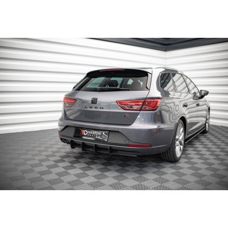 DIFFUSORE POSTERIORE street pro Seat Leon FR Sportstourer Mk3 (Cod. M-SELE3FRSTCNC-RS1B)