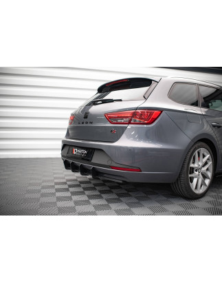 DIFFUSORE POSTERIORE street pro Seat Leon FR Sportstourer Mk3 (Cod. M-SELE3FRSTCNC-RS1B)