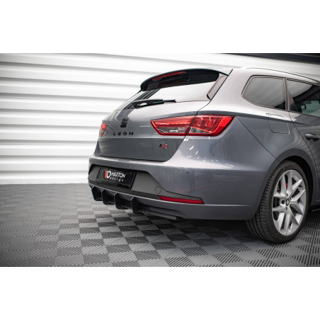 DIFFUSORE POSTERIORE street pro Seat Leon FR Sportstourer Mk3 (Cod. M-SELE3FRSTCNC-RS1B)