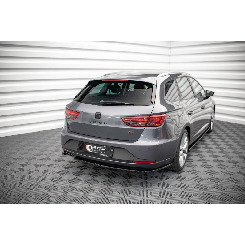 Splitters posteriori laterali V.1 Seat Leon FR Sportstourer Mk3 (Cod. M-SE-LE-3-FR-ST-RSD1G)
