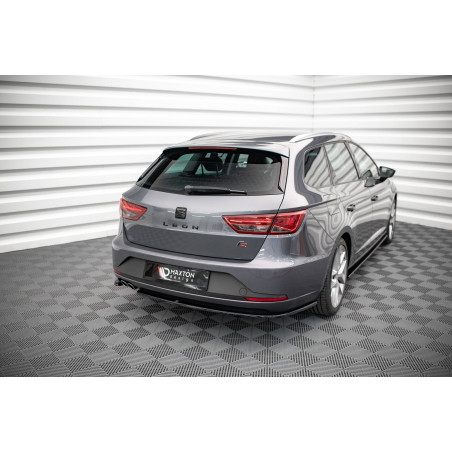 Splitters posteriori laterali V.1 Seat Leon FR Sportstourer Mk3 (Cod. M-SE-LE-3-FR-ST-RSD1G)