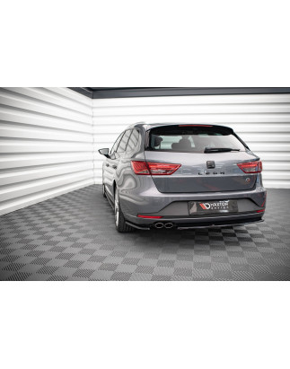 Splitters posteriori laterali V.1 Seat Leon FR Sportstourer Mk3 (Cod. M-SE-LE-3-FR-ST-RSD1G)