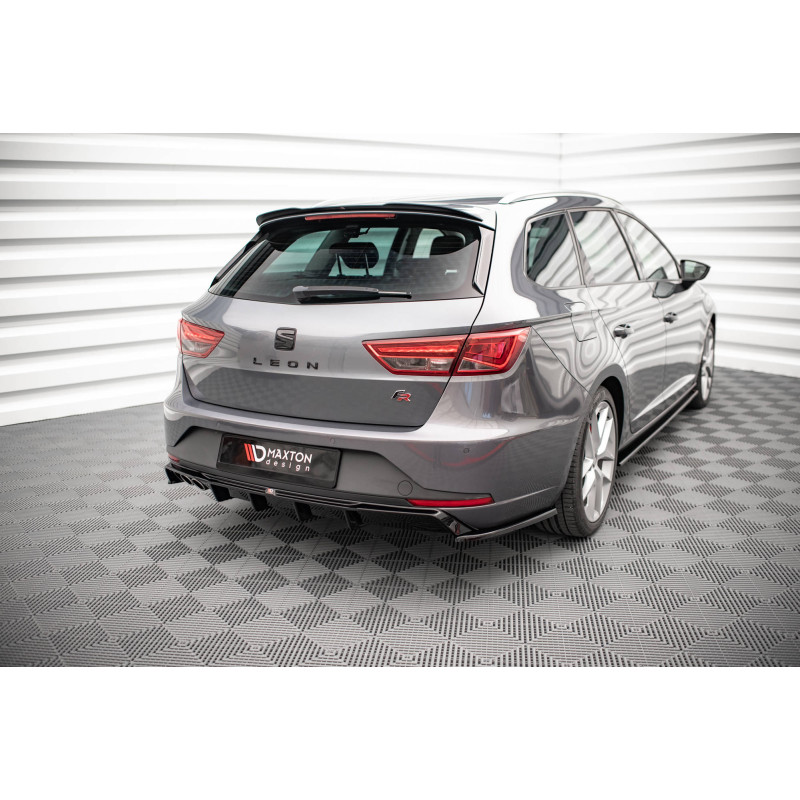 Splitters posteriori laterali V.2 Seat Leon FR Sportstourer Mk3 (Cod. M-SE-LE-3-FR-ST-RSD2G)