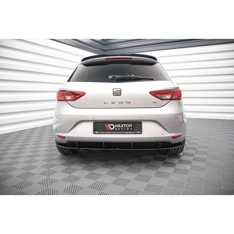 DIFFUSORE POSTERIORE street pro Seat Leon  Mk3 (Cod. M-SELE3CNC-RS1B)