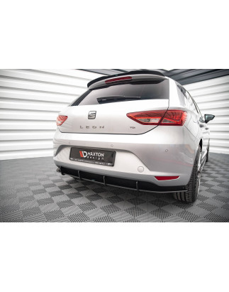 DIFFUSORE POSTERIORE street pro Seat Leon  Mk3 (Cod. M-SELE3CNC-RS1B)