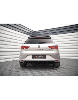 Splitter posteriore (con barre verticali) Seat Leon  Mk3 (Cod. M-SE-LE-3-RD1G+RD2G)