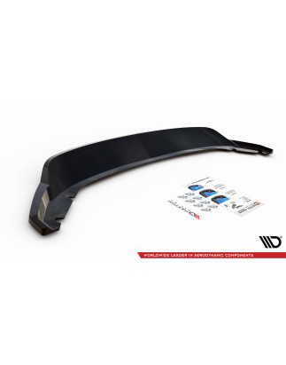 Splitter posteriore (con barre verticali) Seat Leon  Mk3 (Cod. M-SE-LE-3-RD1G+RD2G)