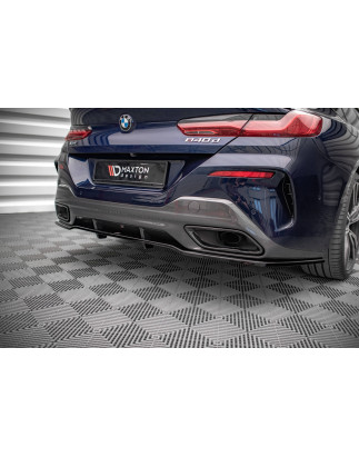 Splitter posteriore (con barre verticali) BMW 8 Gran Coupe M-Pack G16 (Cod. M-BM-M850-G16-GC-RD1G+RD