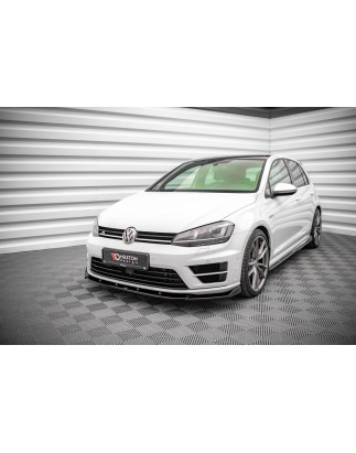 SPLITTER ANTERIORE V.4 Volkswagen Golf R / R-Line Mk7 (Cod. M-VW-GO-7-R-FD4G)