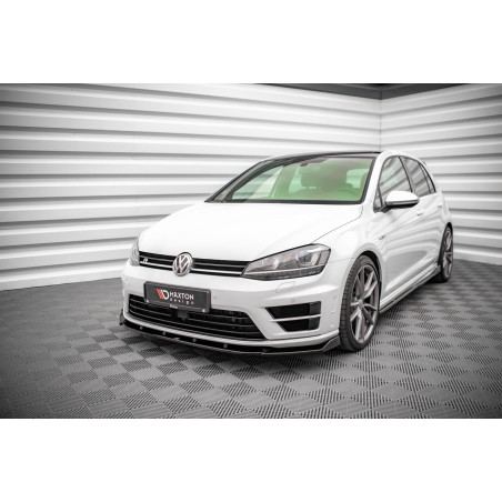 SPLITTER ANTERIORE V.4 Volkswagen Golf R / R-Line Mk7 (Cod. M-VW-GO-7-R-FD4G)
