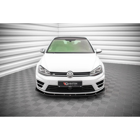 SPLITTER ANTERIORE V.4 Volkswagen Golf R / R-Line Mk7 (Cod. M-VW-GO-7-R-FD4G)