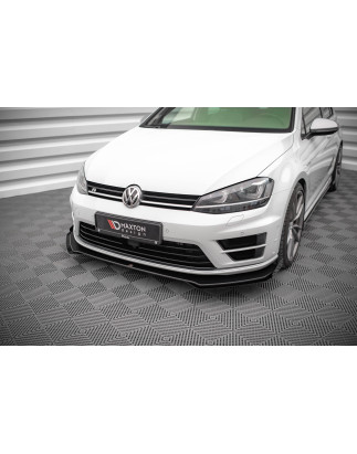 SPLITTER ANTERIORE street pro V.1 + Flaps Volkswagen Golf R Mk7 (Cod. M-VWGO7RCNC-FD1B+FSF1G)