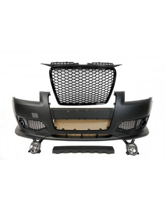 Paraurti Anteriori Audi A3 05-08 Look RS3 Black Fari Fendinebbia (Cod. E-TCA0090)