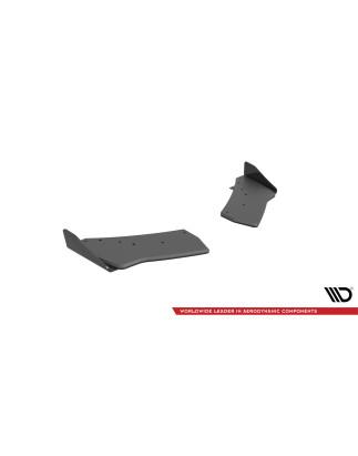 Splitters posteriori laterali Street Pro + Flaps Volkswagen Golf R Mk7 (Cod. M-VWGO7RCNC-RSD1B+RSF1G