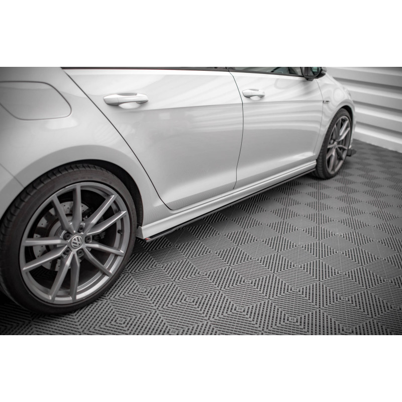 Diffusori minigonne street pro Volkswagen Golf R Mk7 (Cod. M-VWGO7RCNC-SD1B)