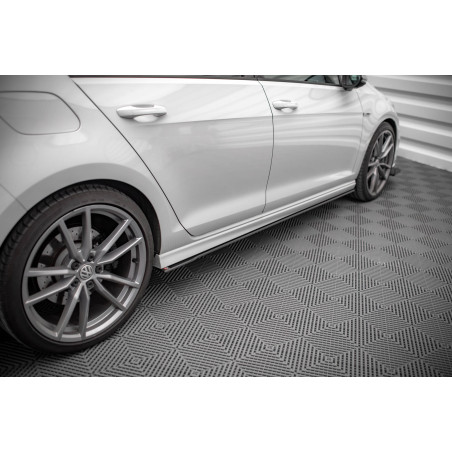 Diffusori minigonne street pro Volkswagen Golf R Mk7 (Cod. M-VWGO7RCNC-SD1B)