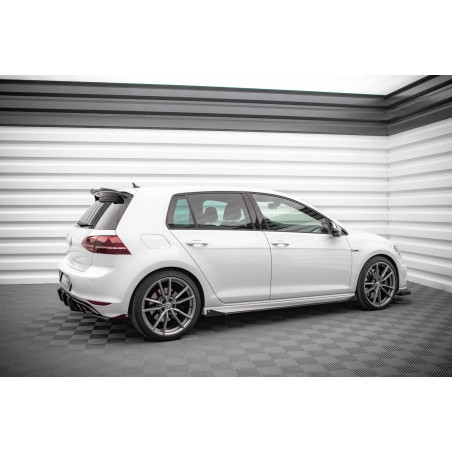 Diffusori minigonne street pro + Flaps Volkswagen Golf R Mk7 (Cod. M-VWGO7RCNC-SD1B+SRF1G)