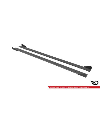 Diffusori minigonne street pro + Flaps Volkswagen Golf R Mk7 (Cod. M-VWGO7RCNC-SD1B+SRF1G)
