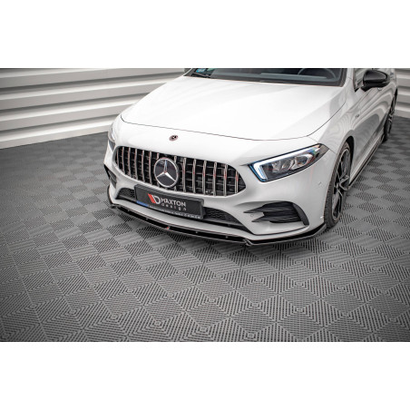 SPLITTER ANTERIORE V.4 Mercedes A35 AMG / AMG-Line W177 (Cod. M-ME-A-177-AMGLINE-FD1G)