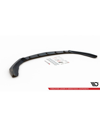 SPLITTER ANTERIORE V.4 Mercedes A35 AMG / AMG-Line W177  (Cod. M-ME-A-177-AMGLINE-FD1G)