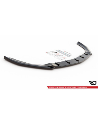 SPLITTER ANTERIORE V.5 Mercedes A35 AMG / AMG-Line W177  (Cod. M-ME-A-177-AMGLINE-FD2G)