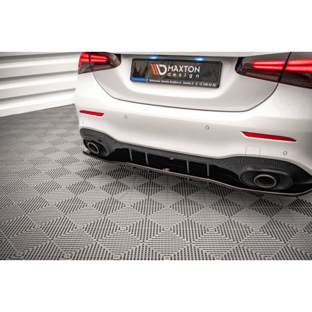 Splitter posteriore (con barre verticali) V.1 Mercedes A 35 AMG berlina V177 (Cod. M-ME-A-177-35-S-R