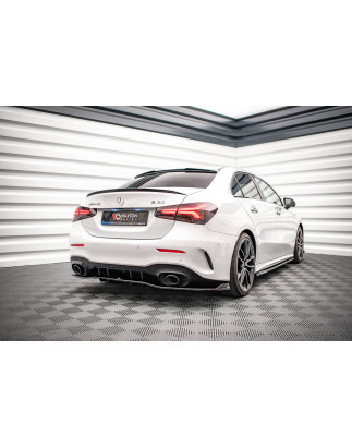 Splitter posteriore (con barre verticali) V.2 Mercedes A 35 AMG berlina V177 (Cod. M-ME-A-177-35-S-R